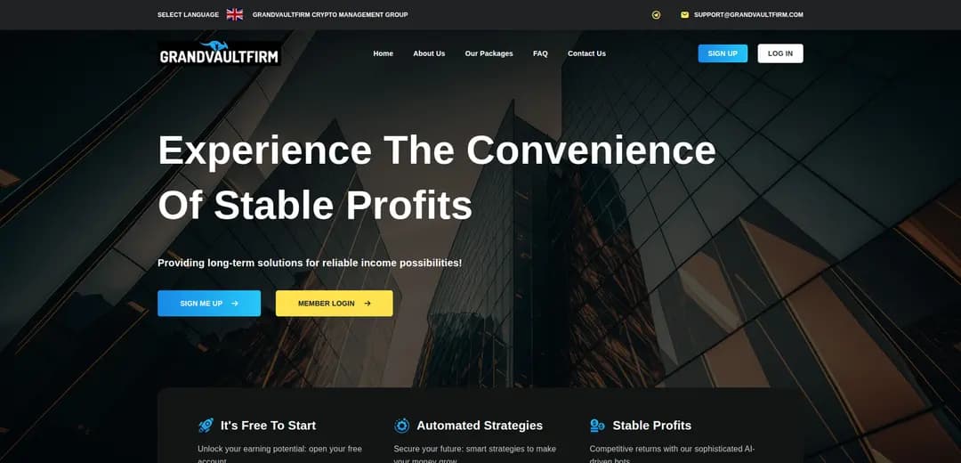 Отзыв на проект GrandVaultFirm