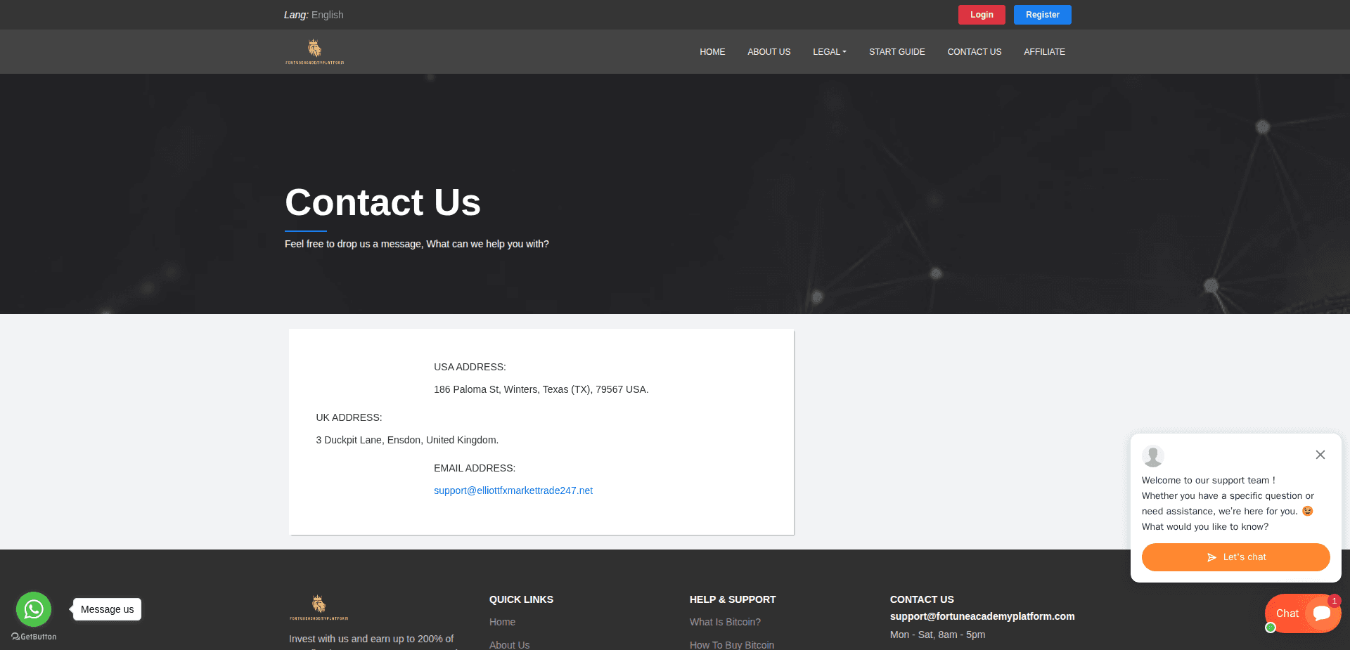 Website screenshot for https://fortuneacademyplatform.com/ - 3
