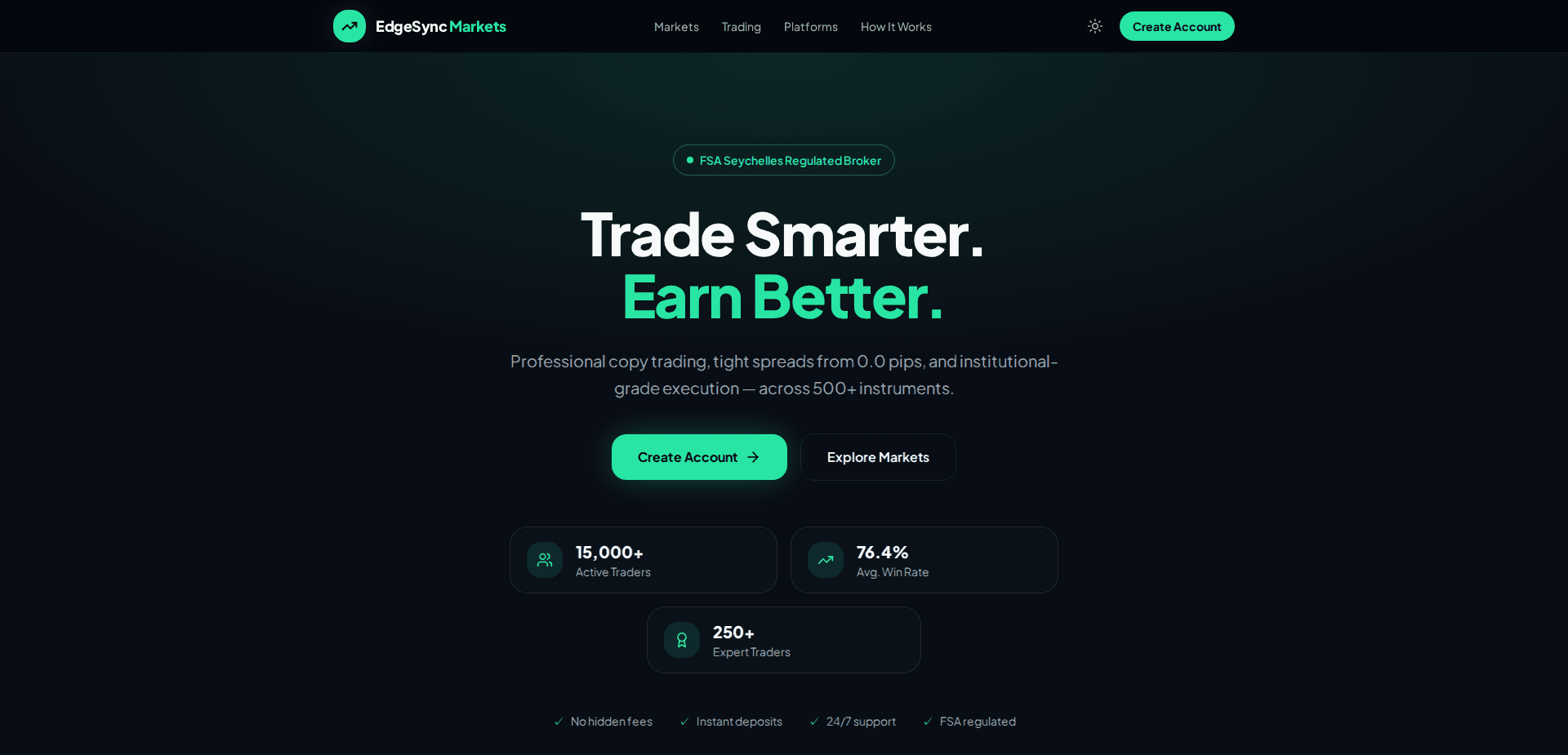 Website screenshot for https://edgesyncmarkets.online/ - 1