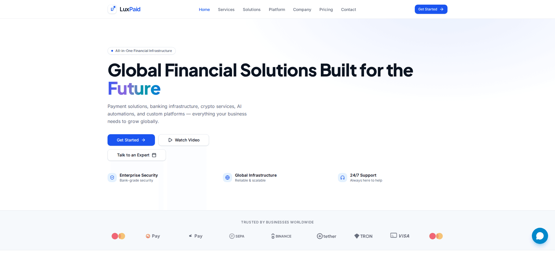 Website screenshot for https://luxpaid.com/ - 1