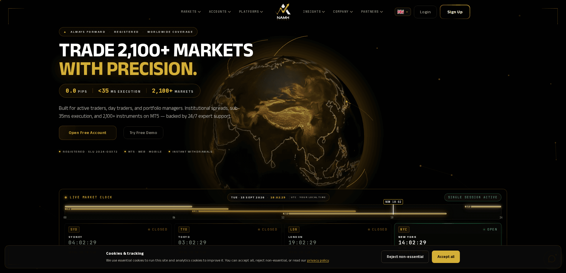 Website screenshot for https://namhglobal.com/ - 1