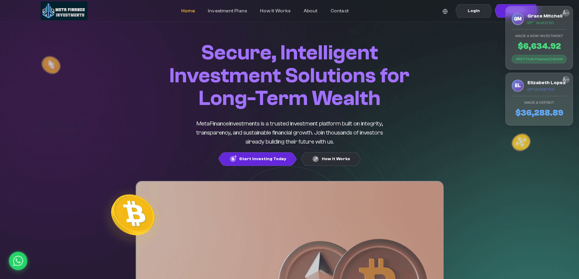 Website screenshot for https://metafinanceinvestments.com/ - 1