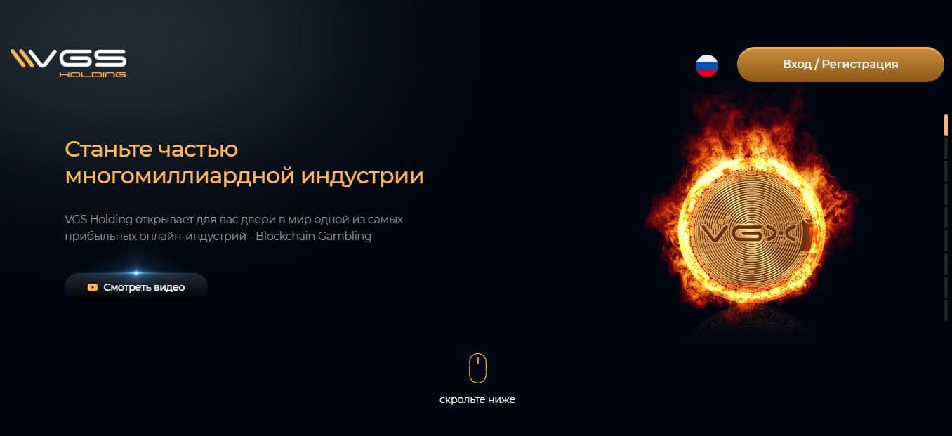 VGS Holding – мир блокчейн технологий от мошенников