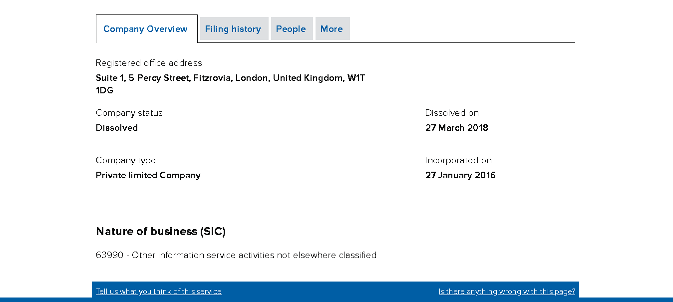 Несуществующая компания 