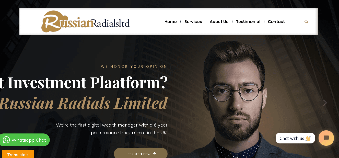 RussianRadial - новый инвестиционный проект от мошенников
