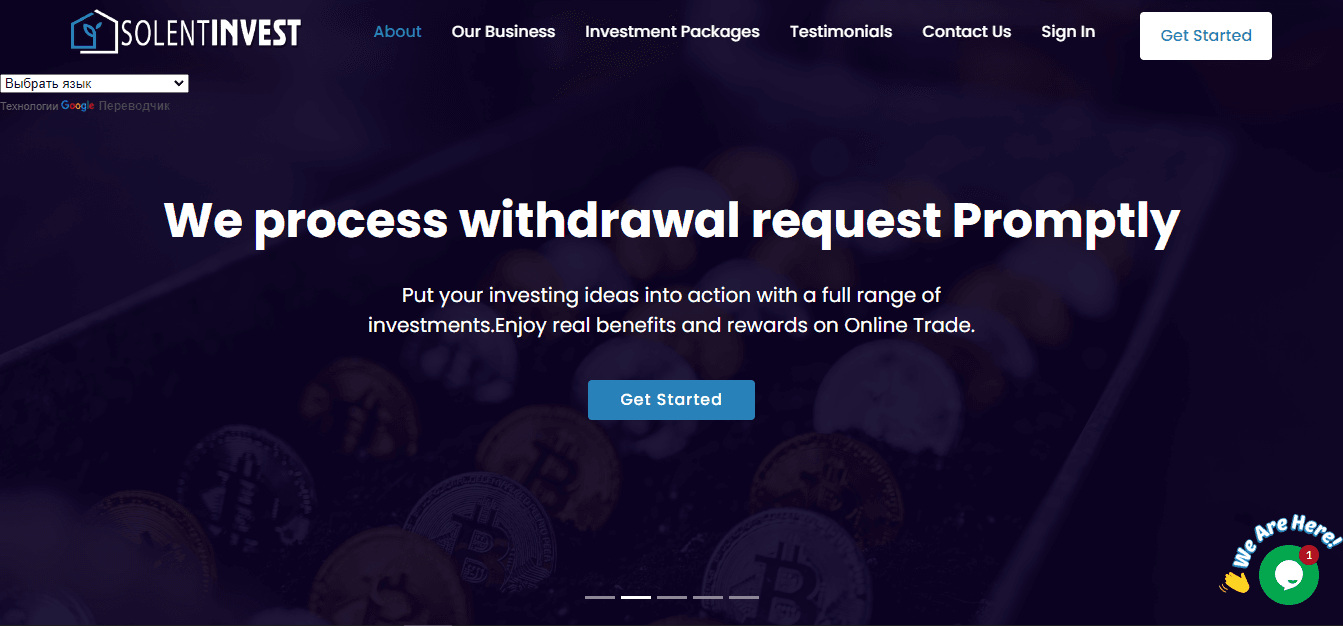 Solenlnvest – быстрый способ потери денег, в новом инвестиционном проекте