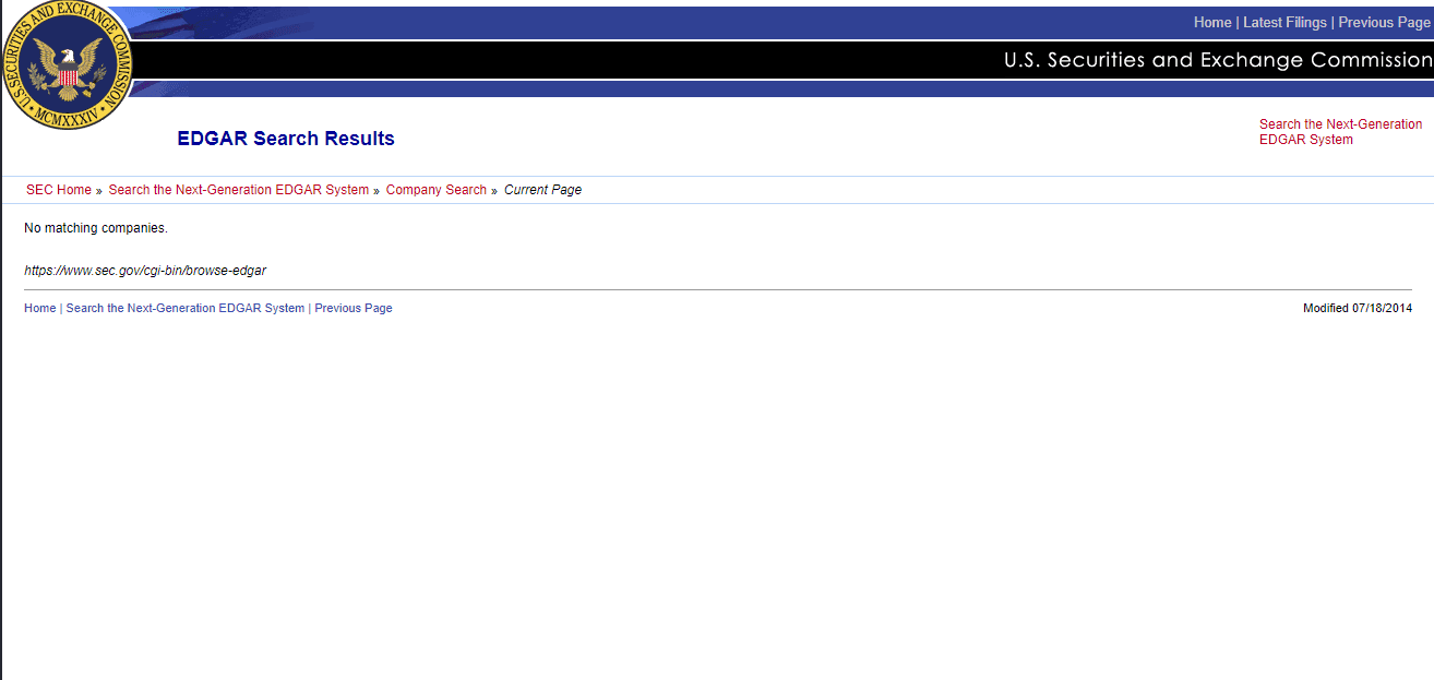 данные из реестра США