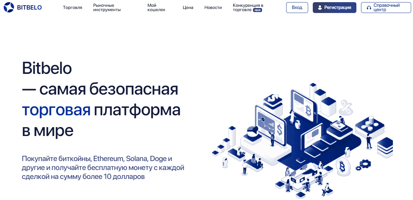 Bitbelo - очередной мошеннический брокер для потери денег 