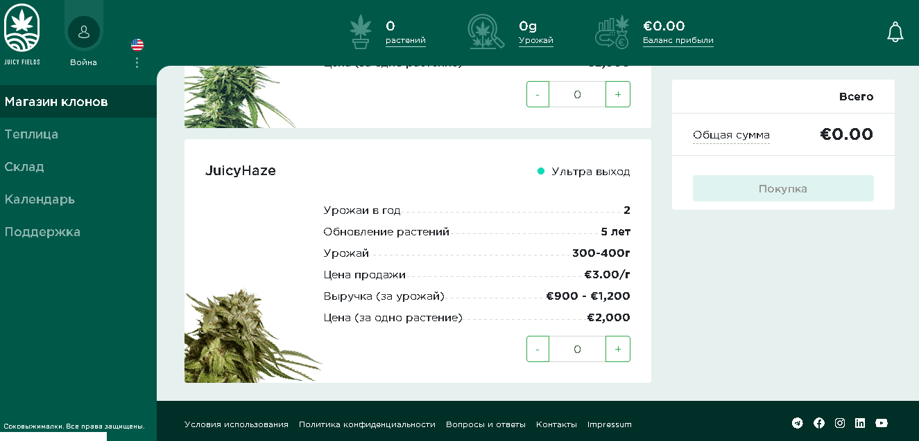 Тарифы мошенников на сайте 