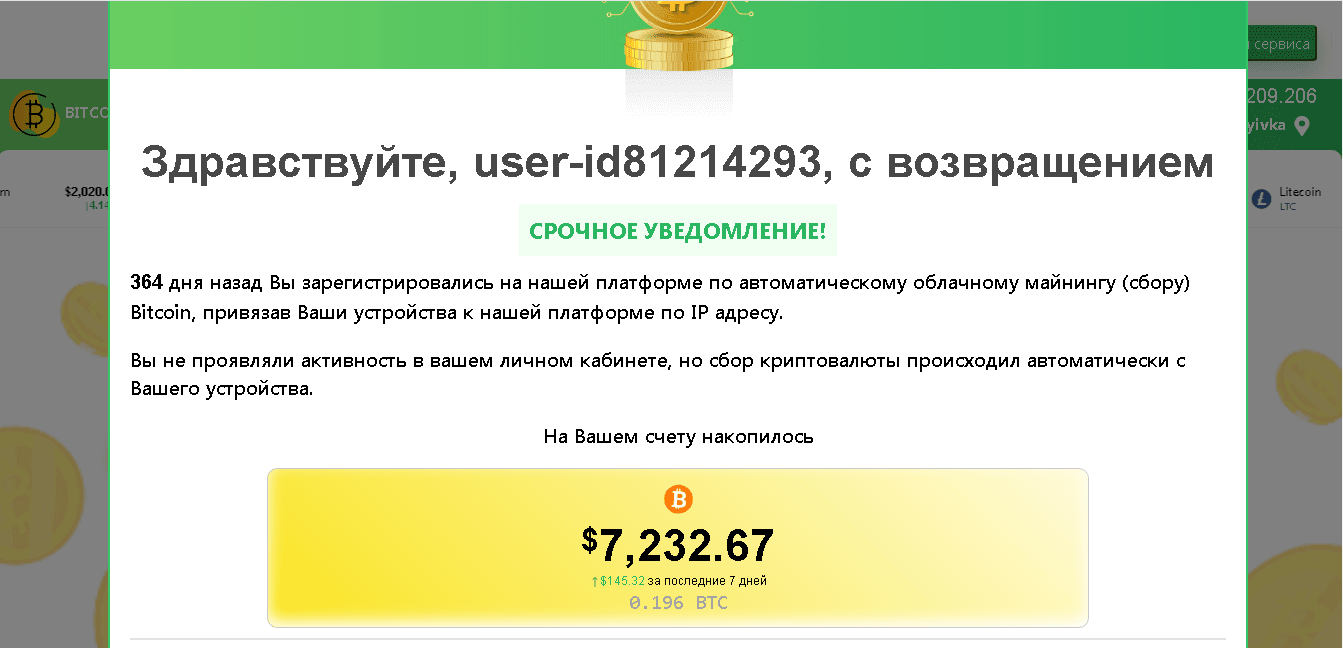 Bitcoin Bonus - теряй свои деньги в надежде на криптовалюту