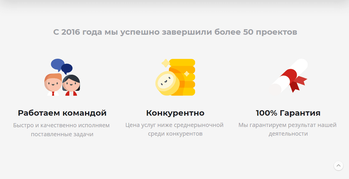 Преимущества компании