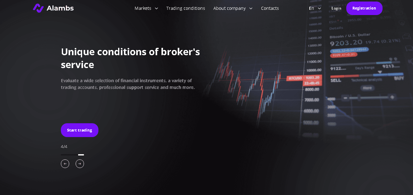 Alambs - очередной сайт фальшивого брокера для потери денег 
