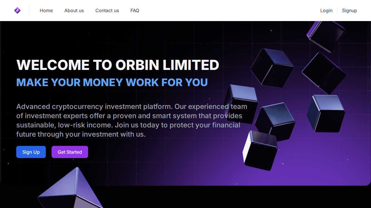 Website screenshot for https://orbin.store/ - 1