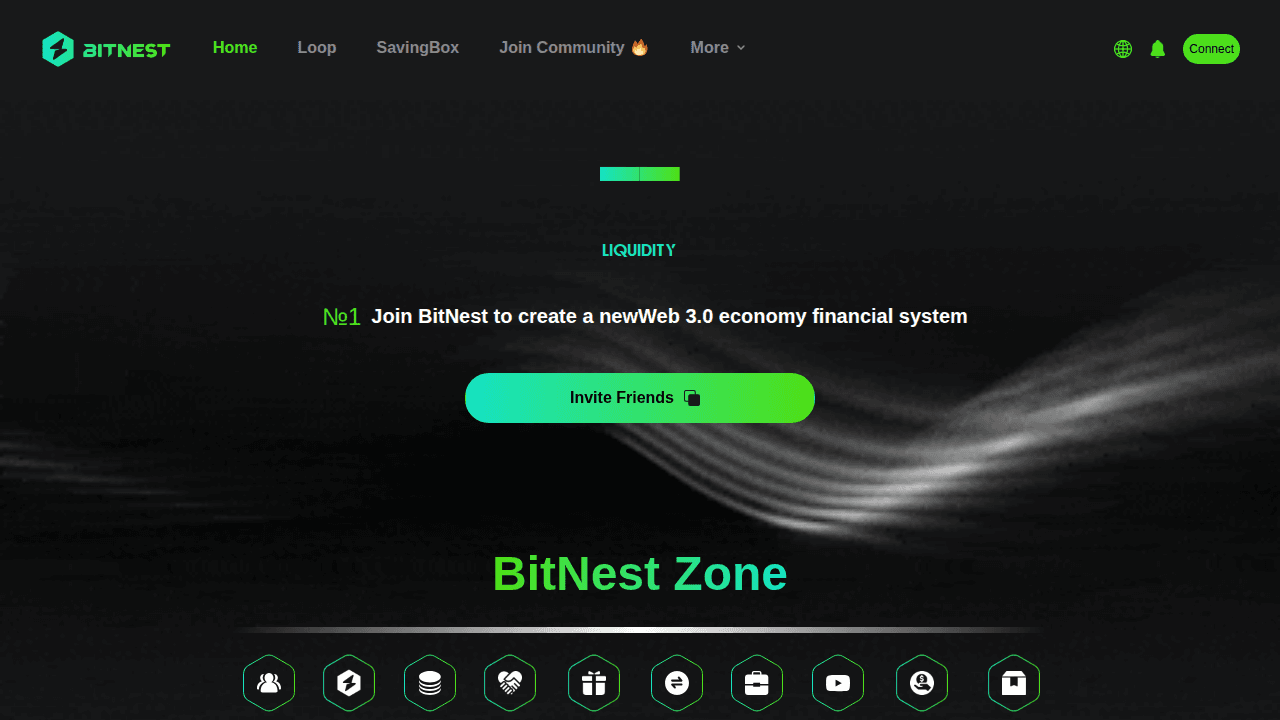 Website screenshot for https://bitnest.la/ - 1