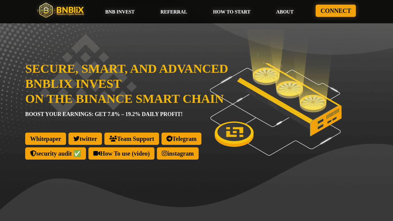 Website screenshot for https://bnblix.com/ - 1