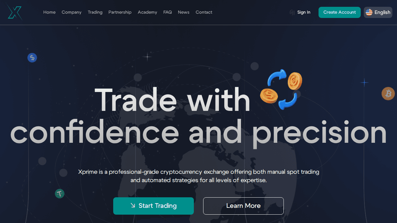 Website screenshot for https://xprimes.trade/ - 1