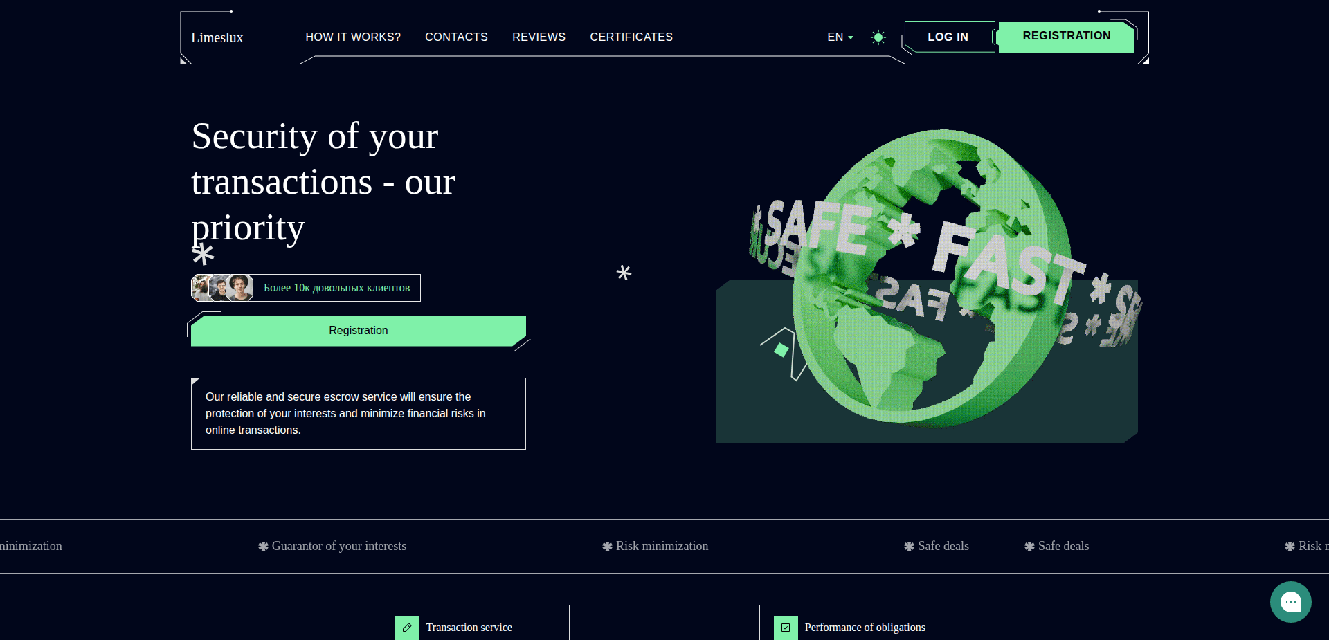 Website screenshot for https://limeslux.com/ - 1