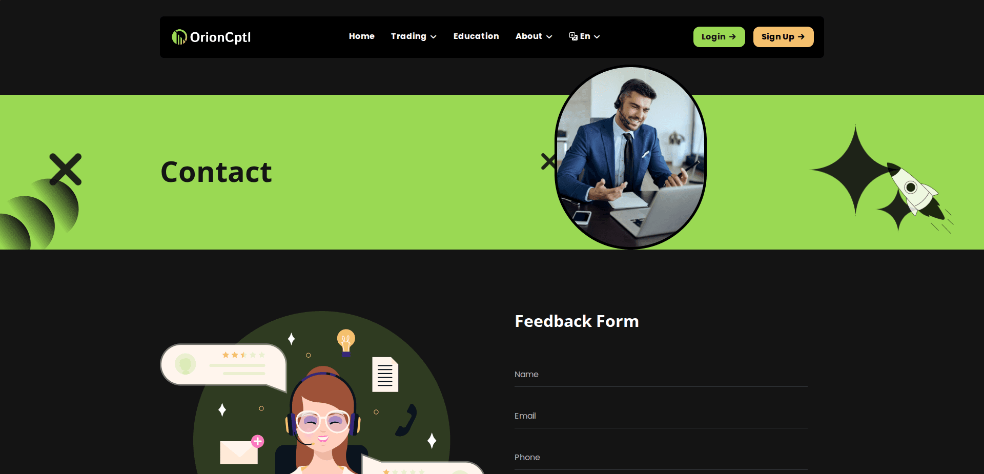 Website screenshot for https://orioncptl.com/ - 2