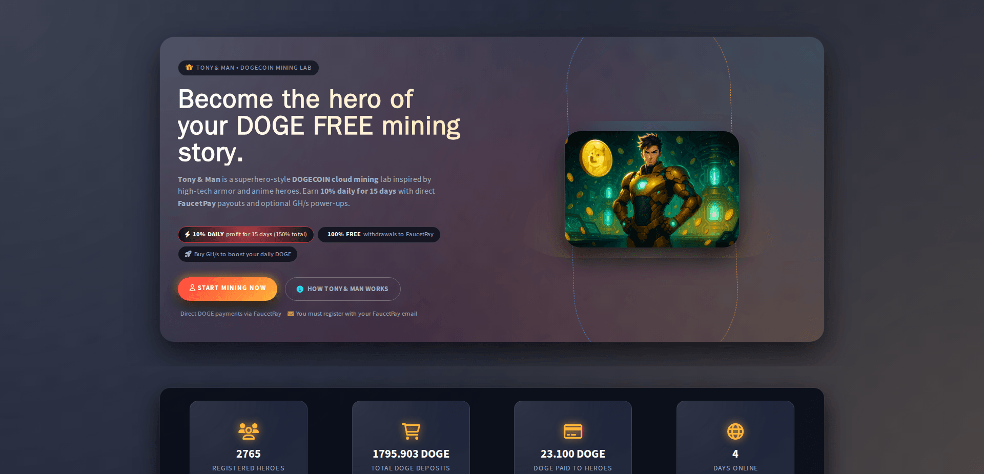 Website screenshot for https://tonyman.site/ - 1