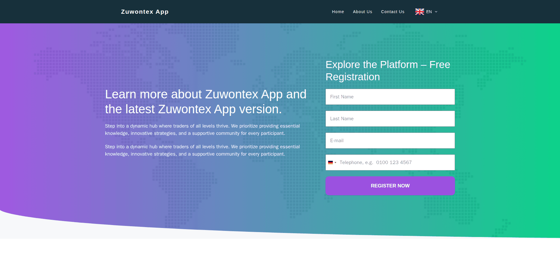 Website screenshot for https://zuwontex-app-ai.com/ - 3