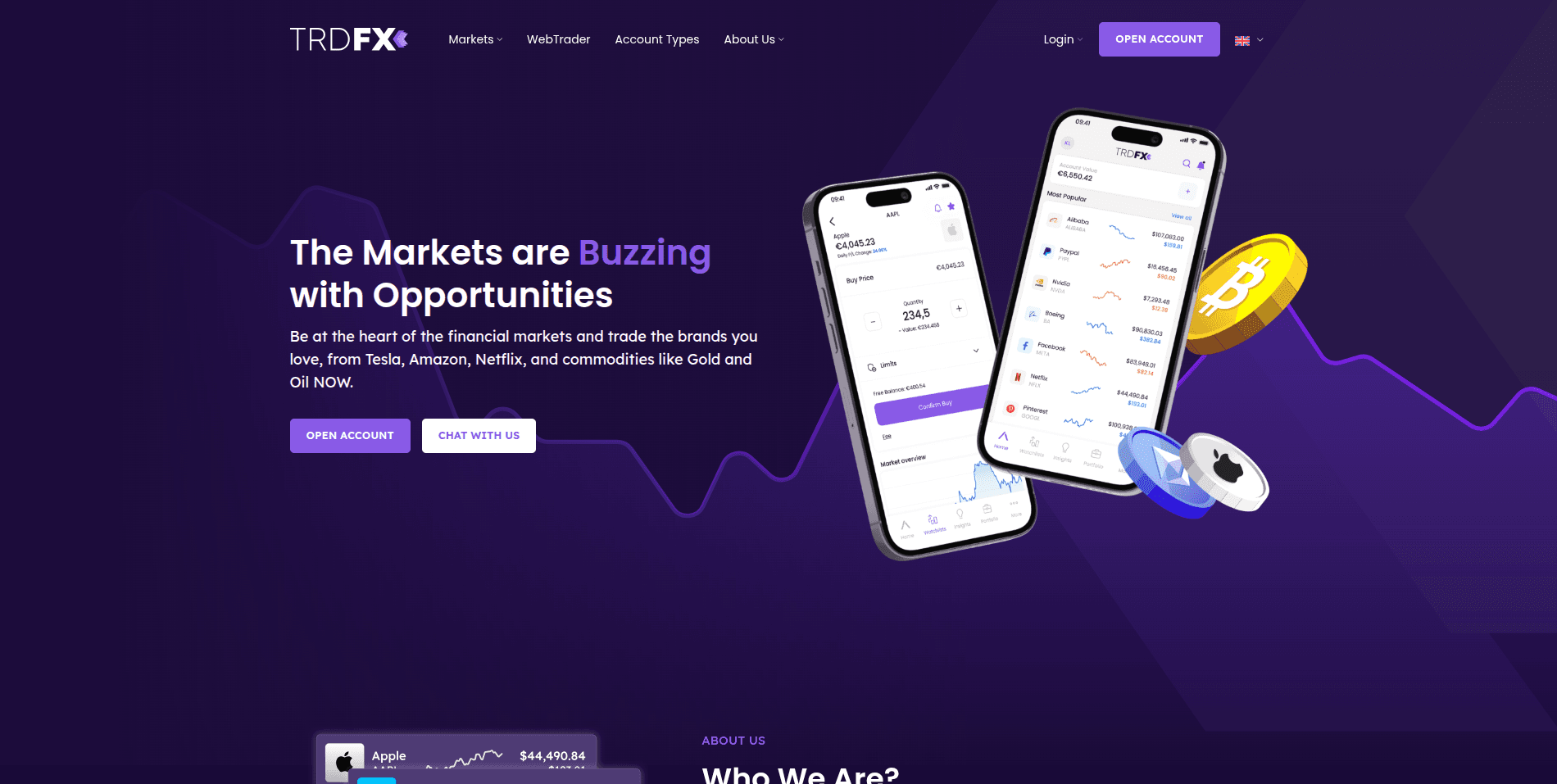 Website screenshot for https://trdfx.com/ - 2