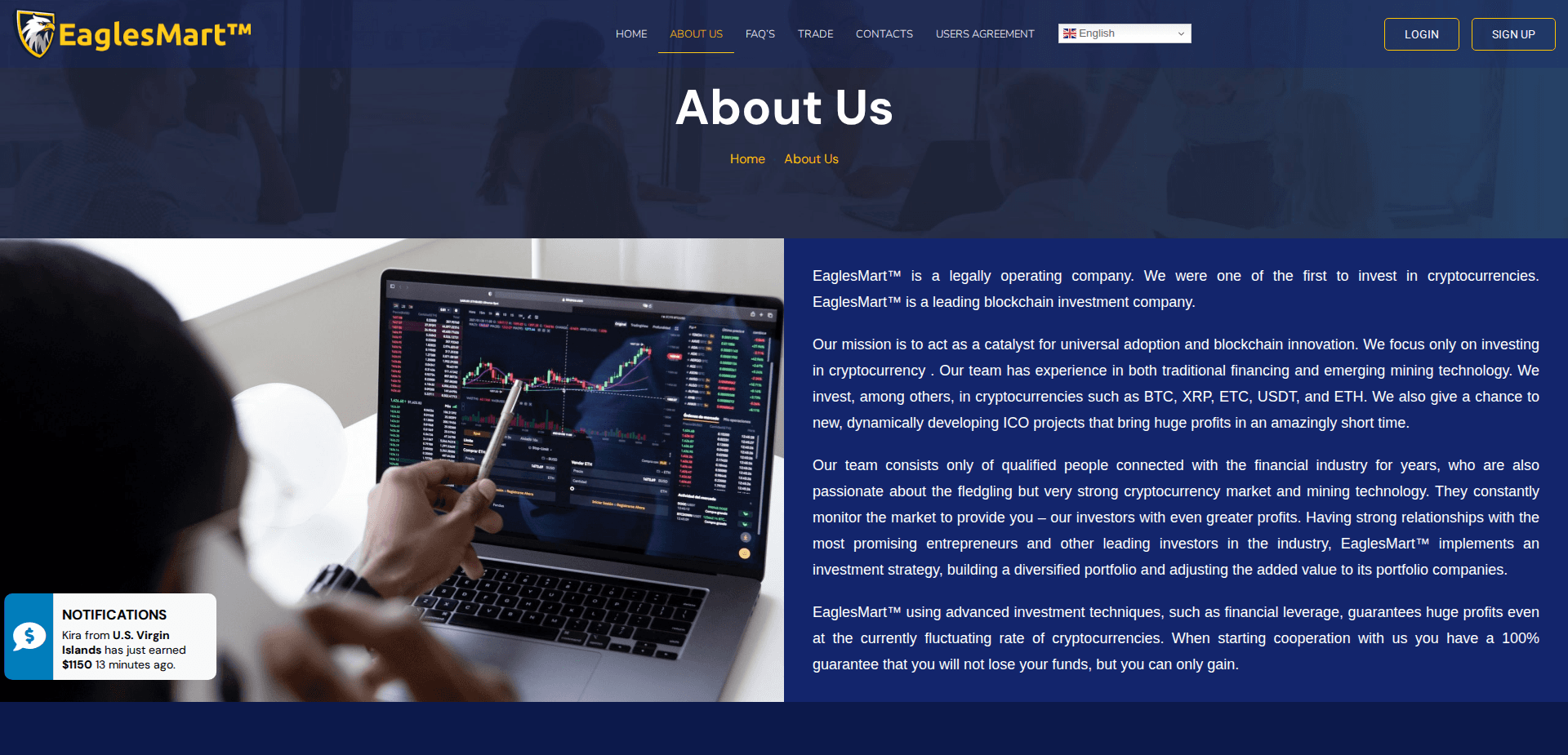 Website screenshot for https://eaglestmart.com/ - 3