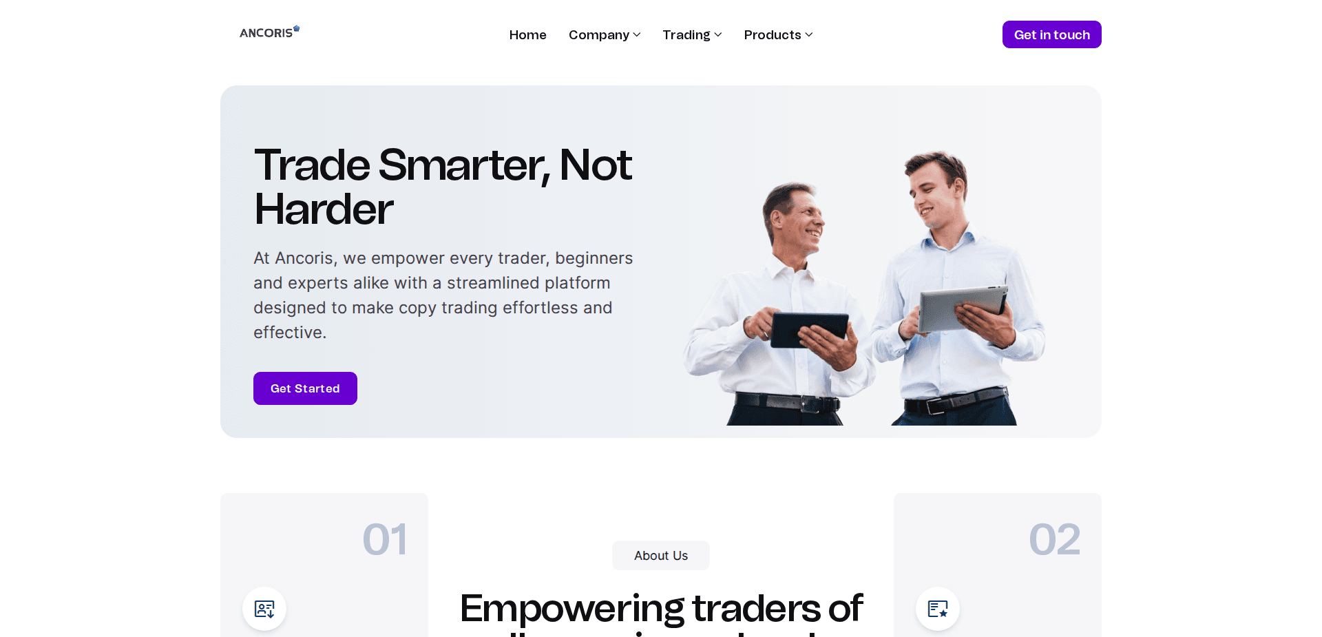 Website screenshot for https://ancorispro.com/ - 1