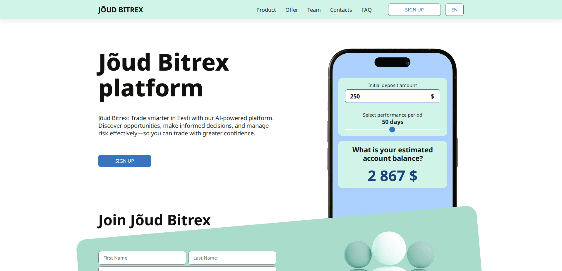 Website screenshot for https://joud-bitrex.com/ - 1