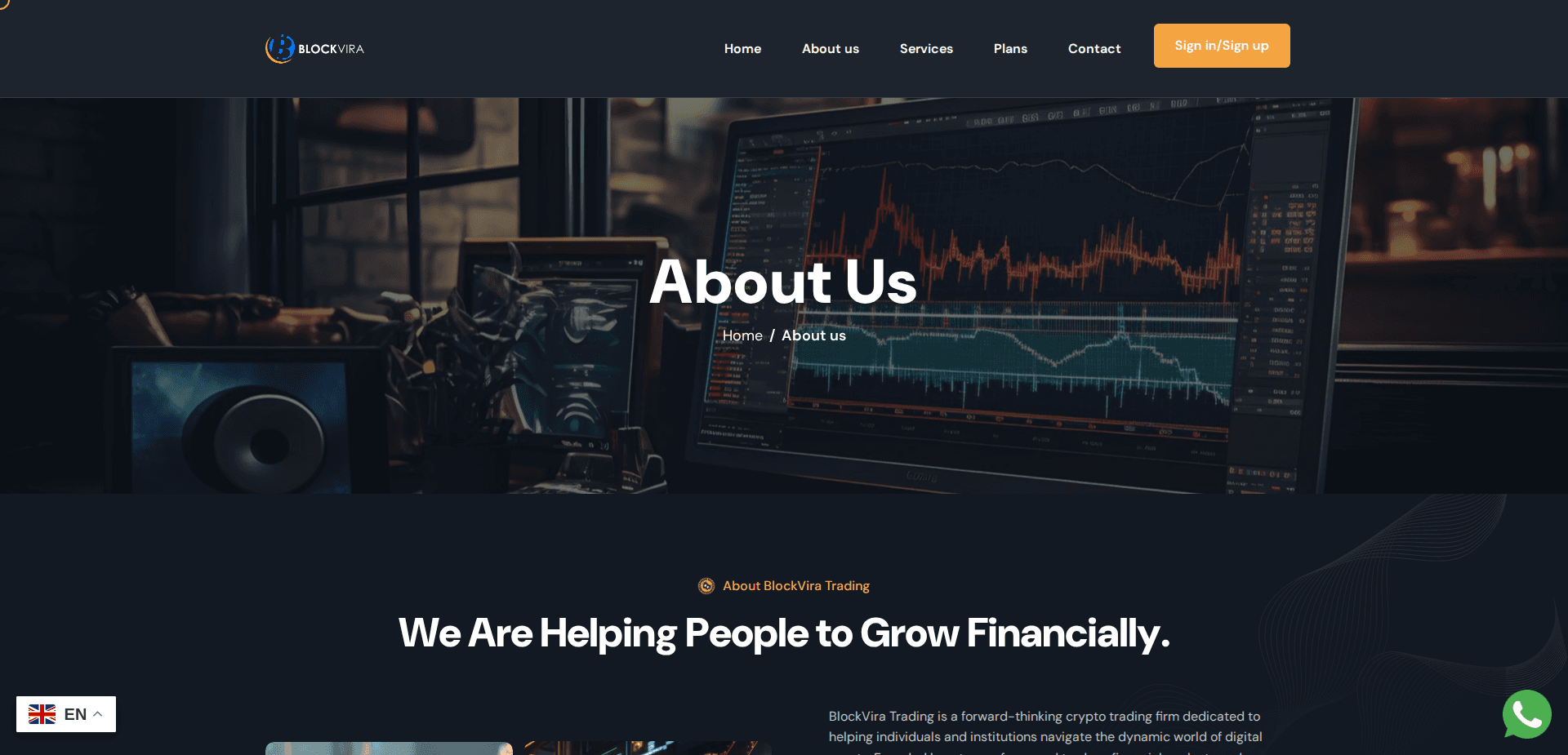 Website screenshot for https://blockvira.com/ - 2