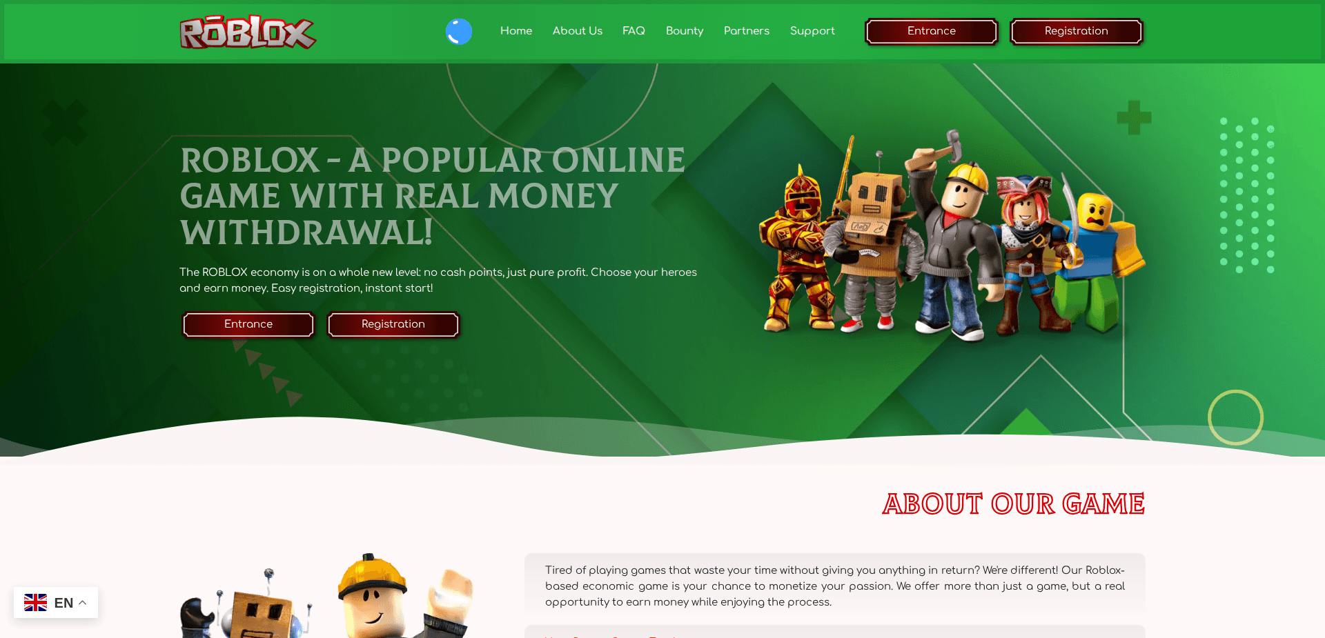 Website screenshot for https://bloxgain.cam/ - 1