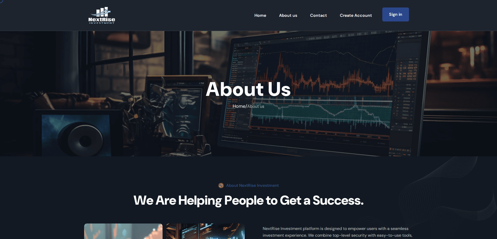 Website screenshot for https://nextriseinvestment.com/ - 3