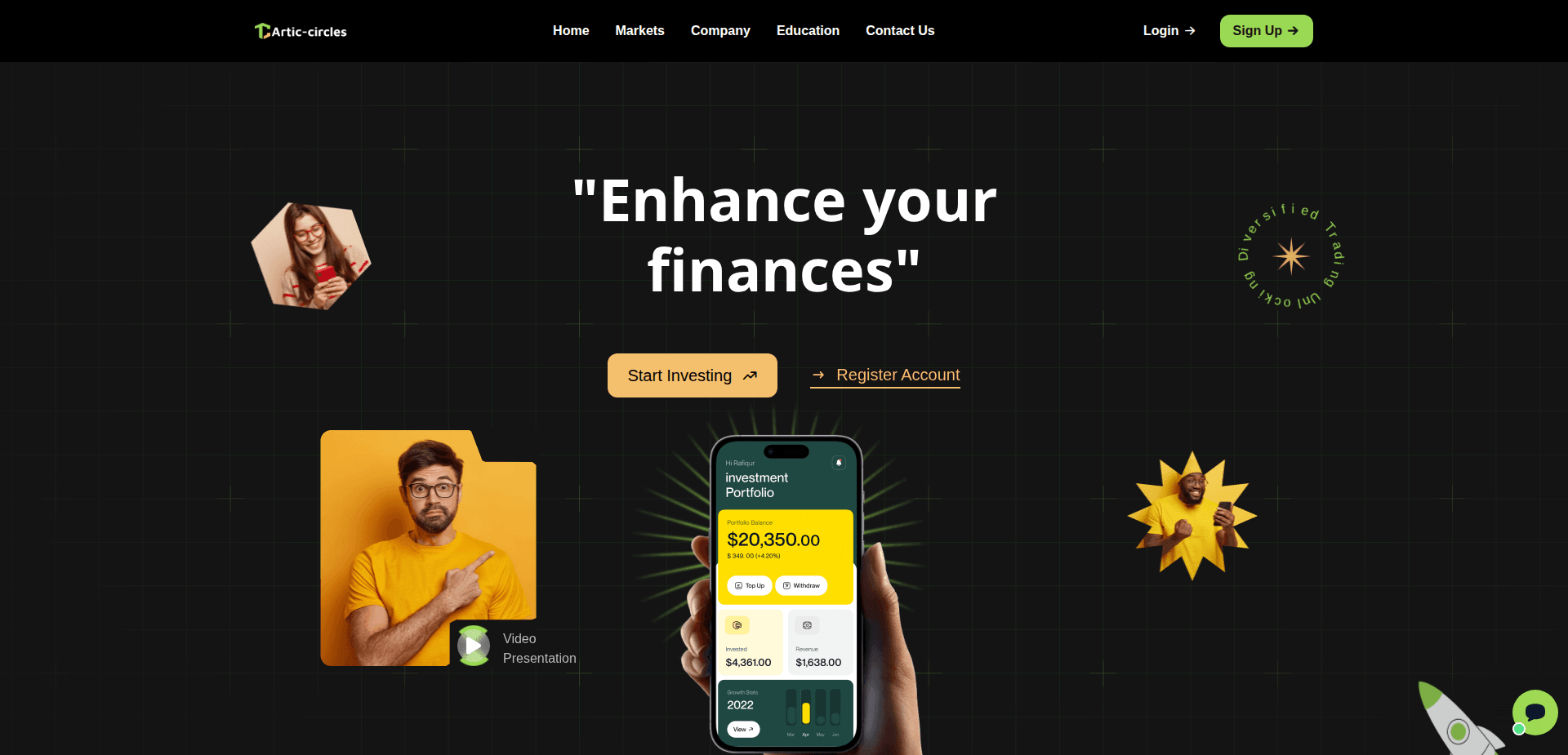 Website screenshot for https://artic-circle.com/ - 1