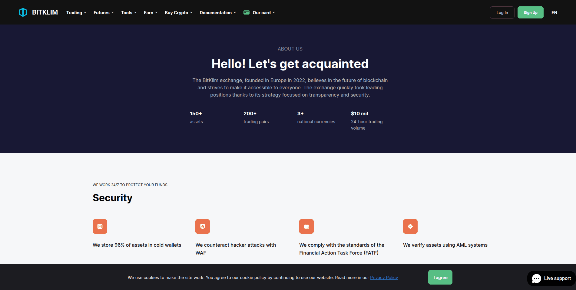 BitKlim - о проекте и поддержка