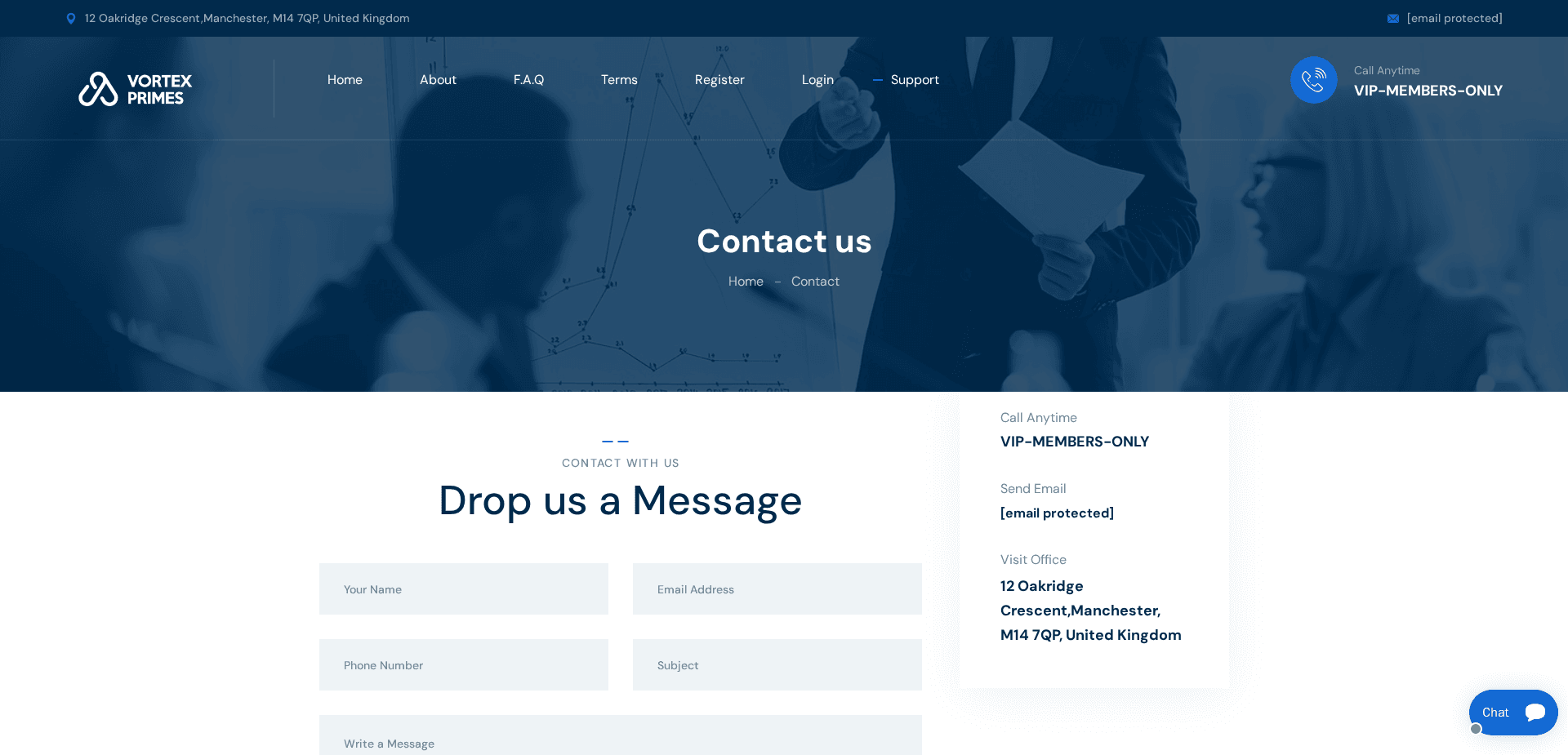 Website screenshot for https://vortex-primes.com/ - 2