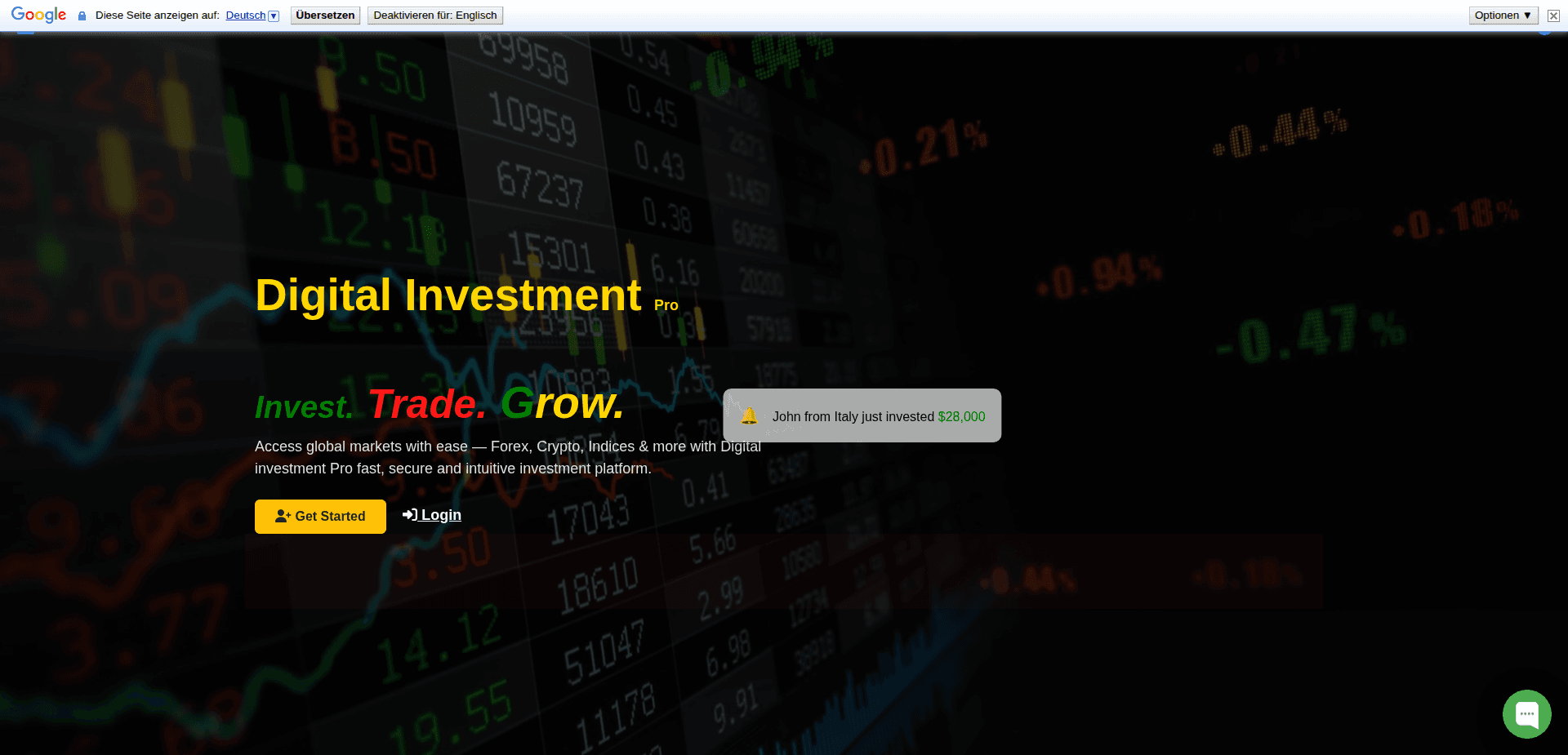 Website screenshot for https://digitalinvestmentpro.com/ - 1