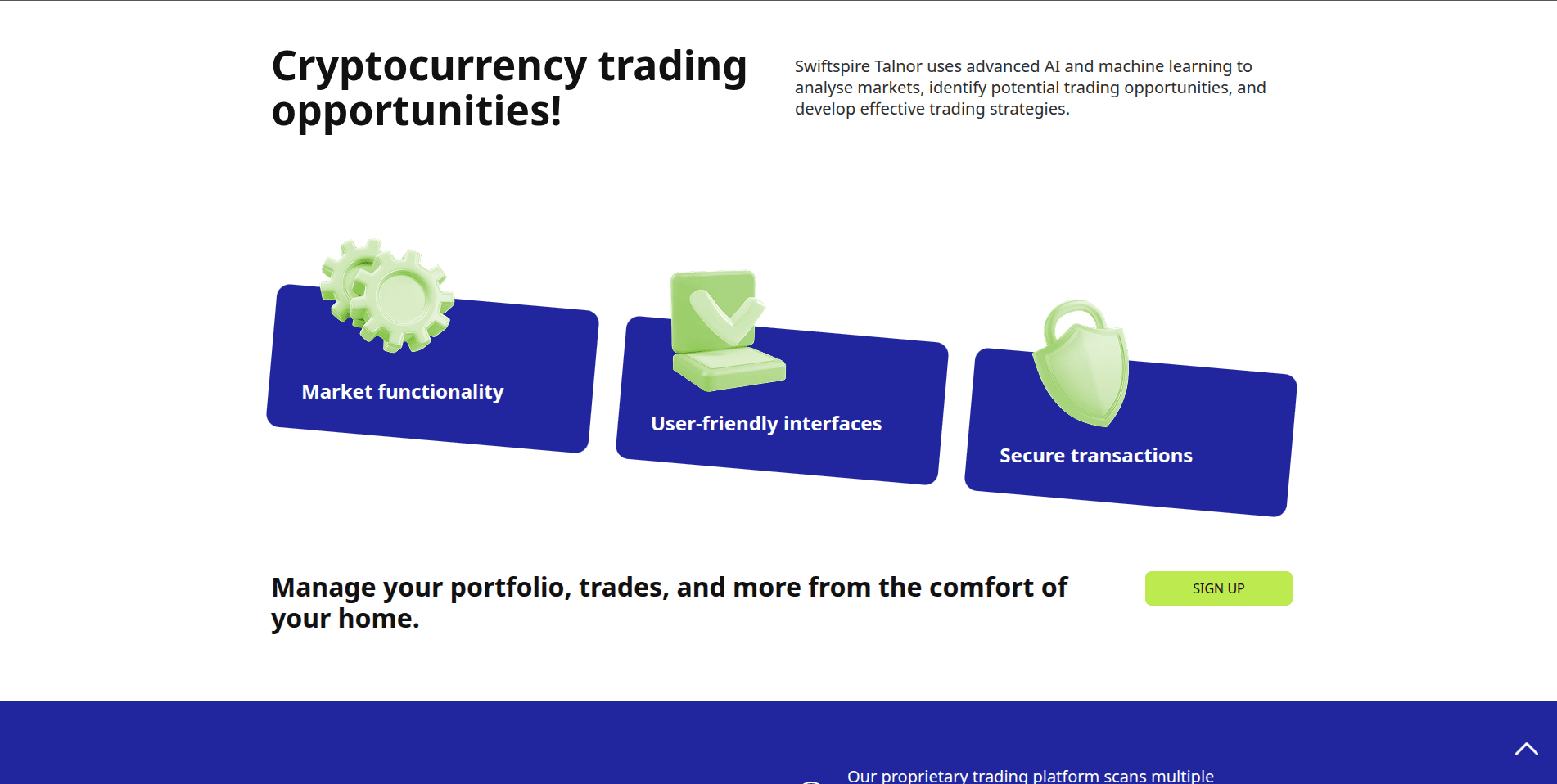 Swiftspire Talnor крипто трейдинг