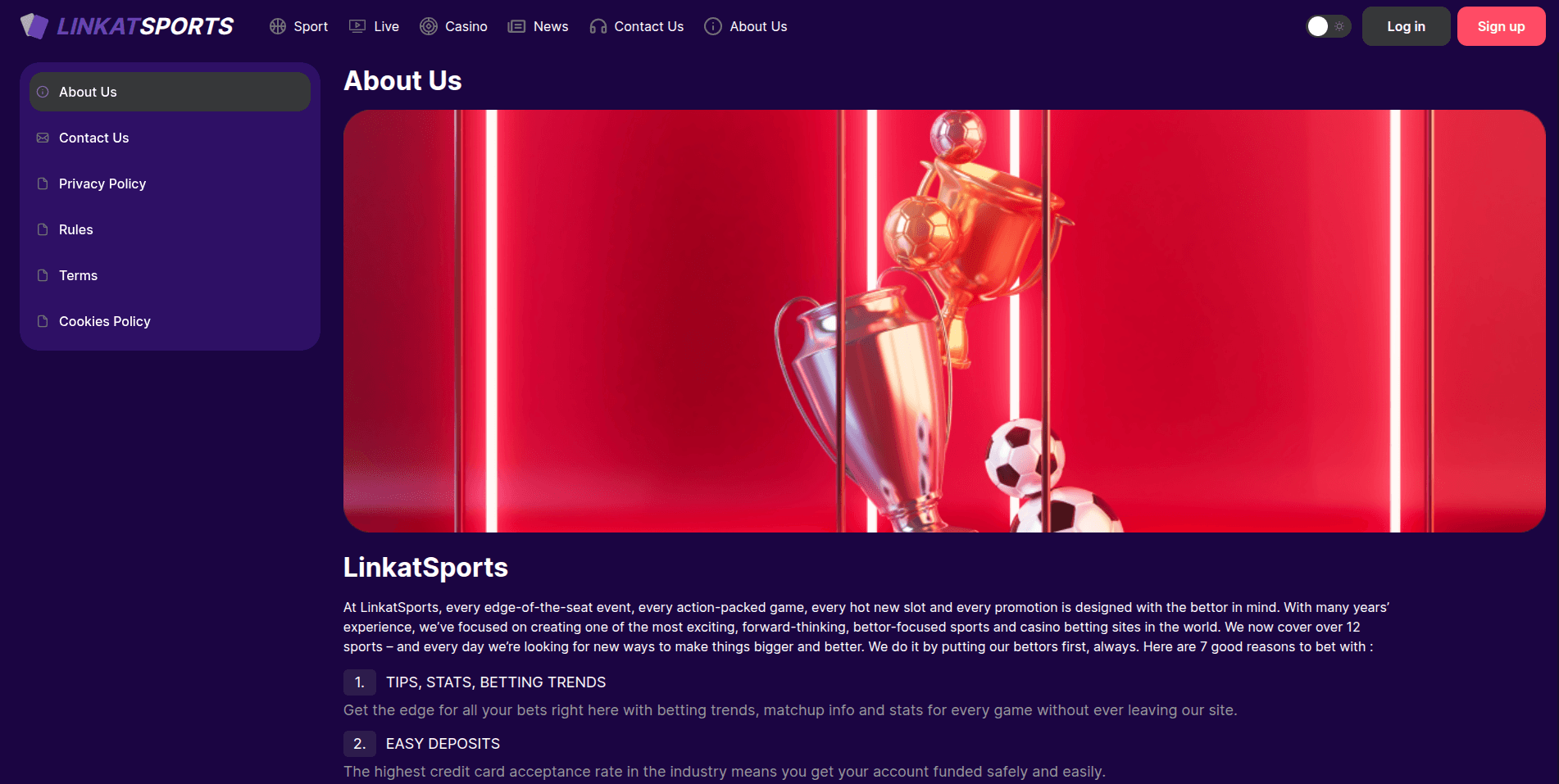 LinkatSports - о проекте