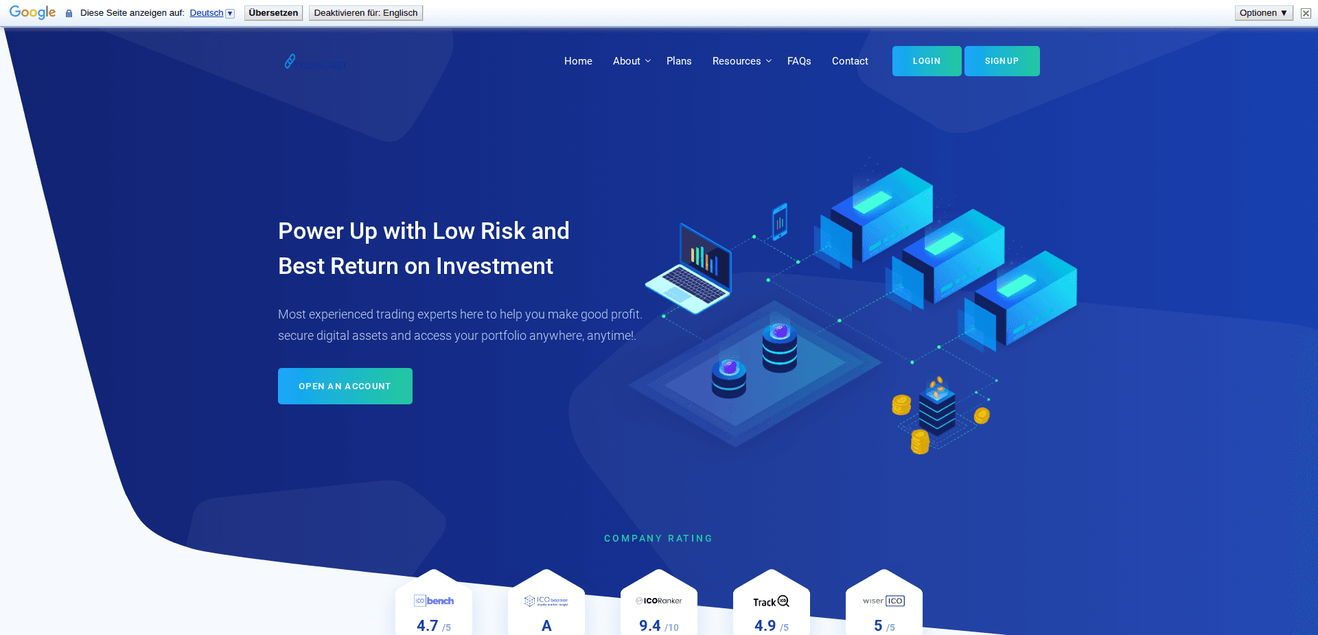 Website screenshot for https://bitglobalassetltd.com/ - 1