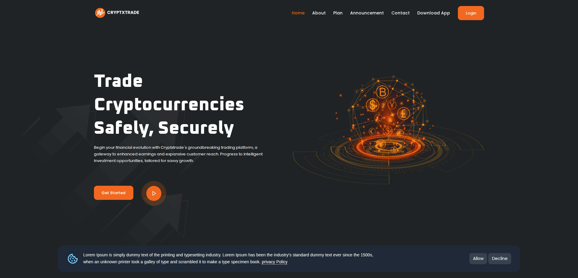 Website screenshot for https://cryptxtrade.org/ - 1