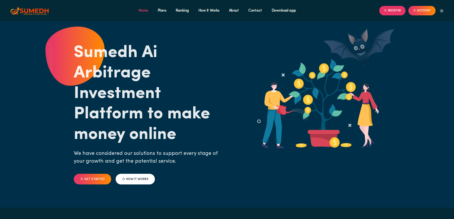 Website screenshot for https://sumedh.in/ - 1