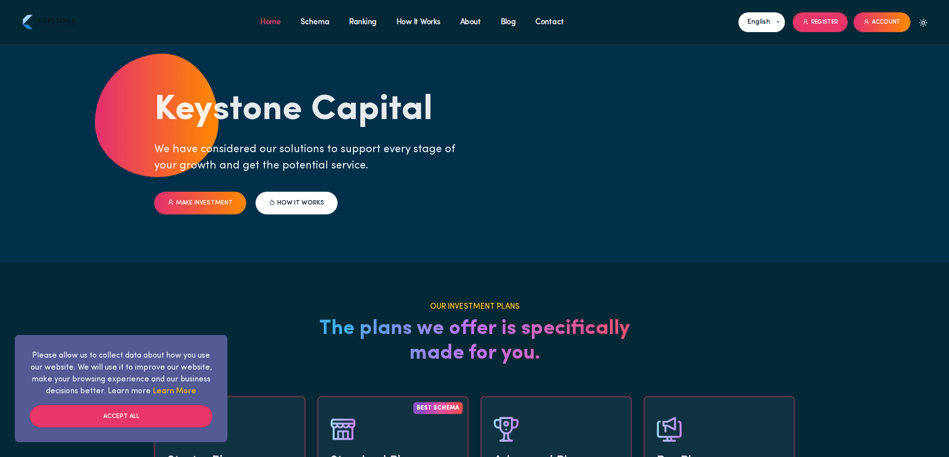 Website screenshot for https://keystonecapital.icu/ - 1