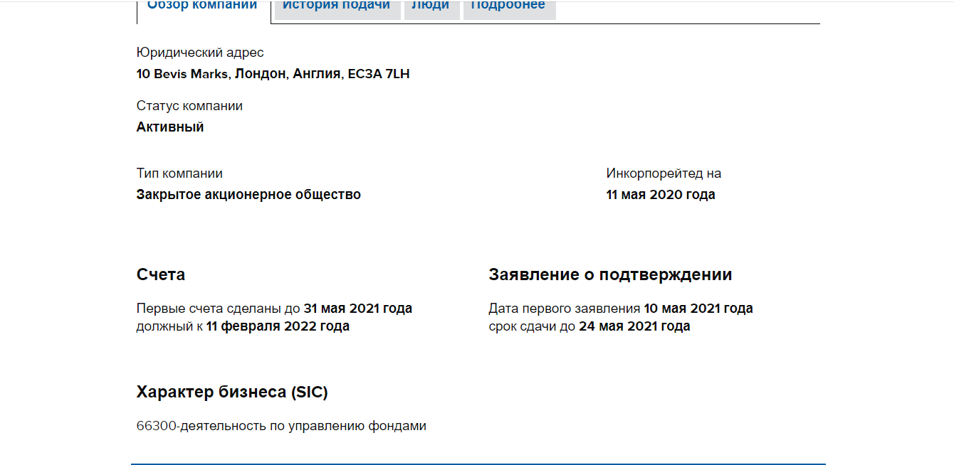 регистрация компании
