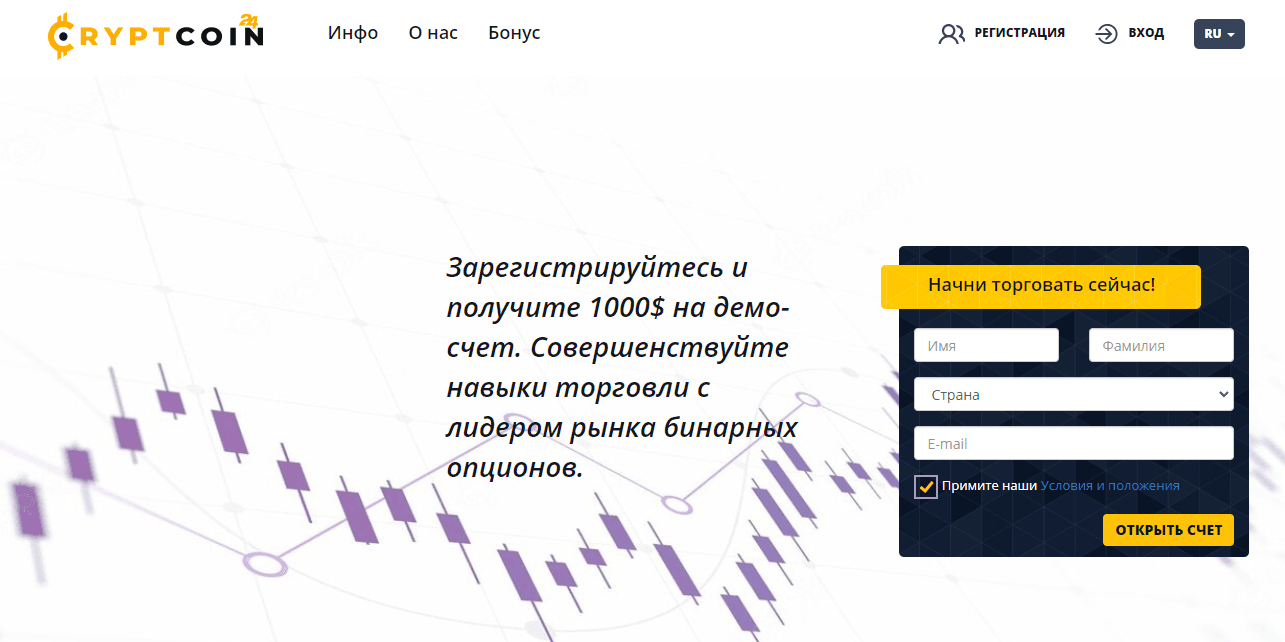 липовый брокер с бинарными опционами