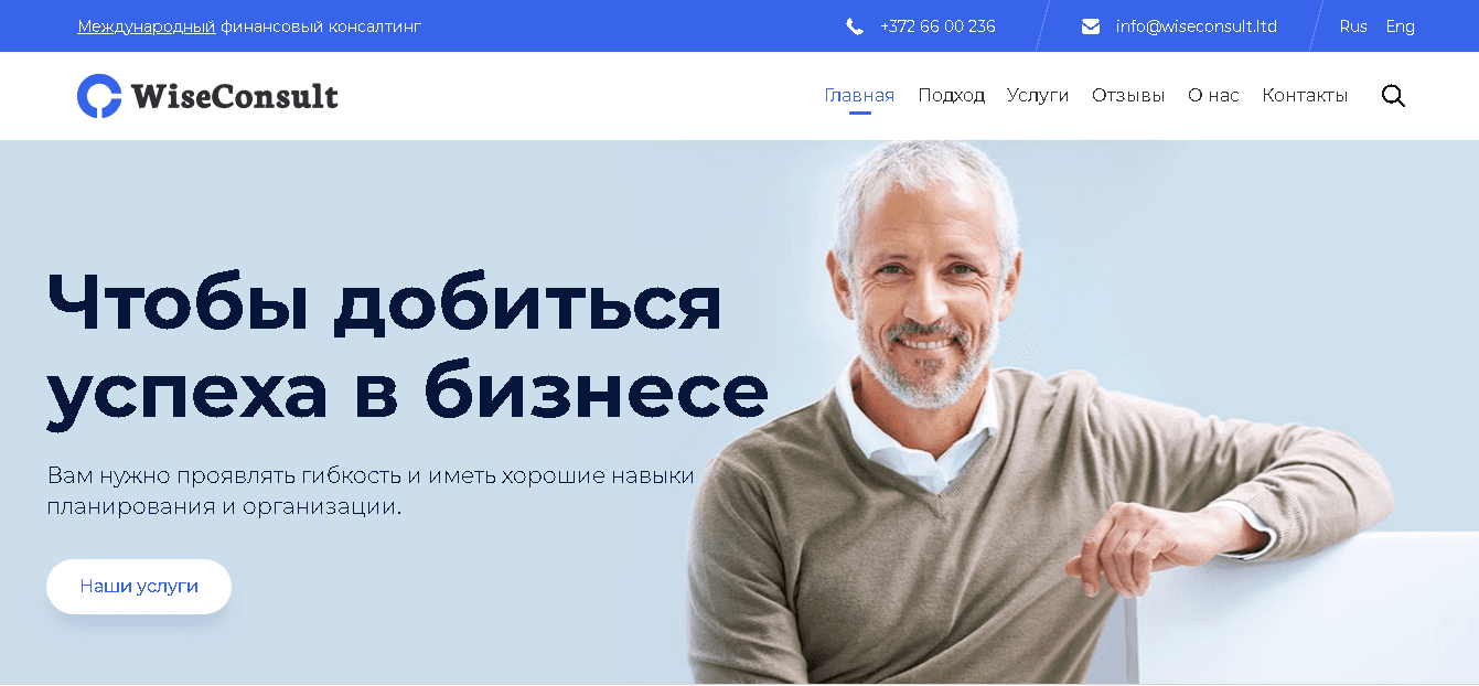 WiseConsult - консультации по бизнесу от мошенников