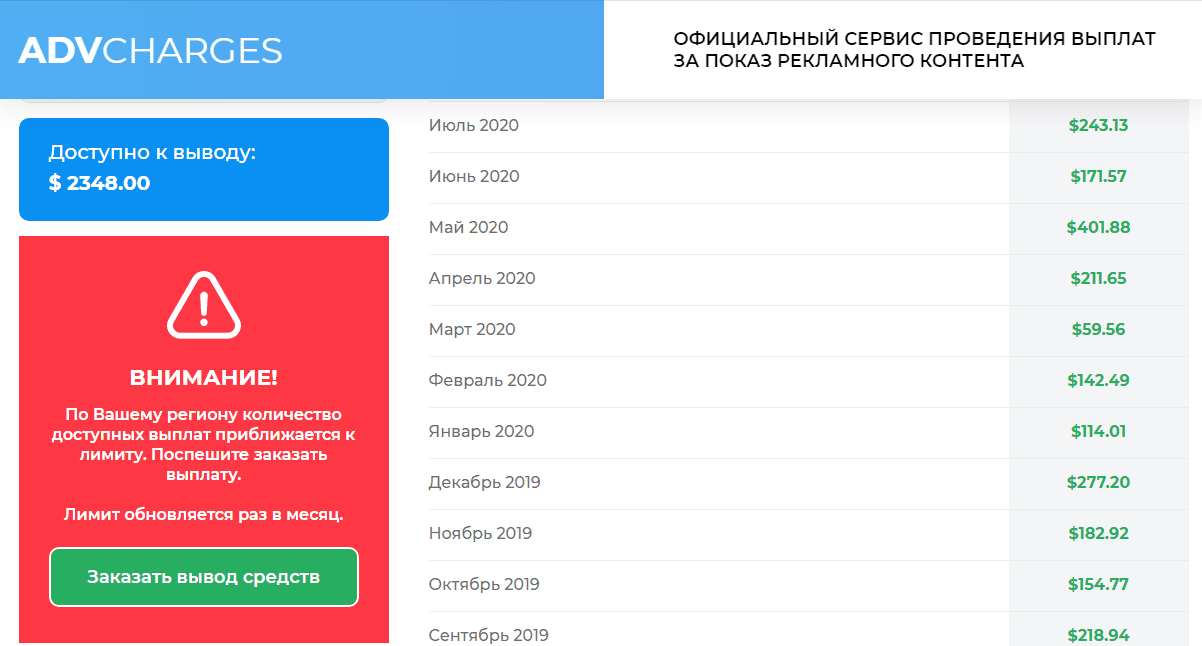 Вывод средств с лохотрона
