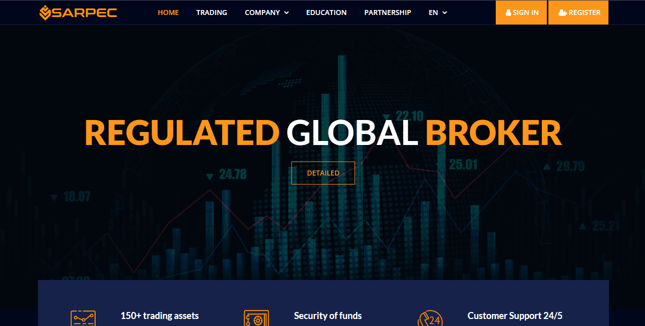 Sarpec - очередной лохотрон под видом брокера