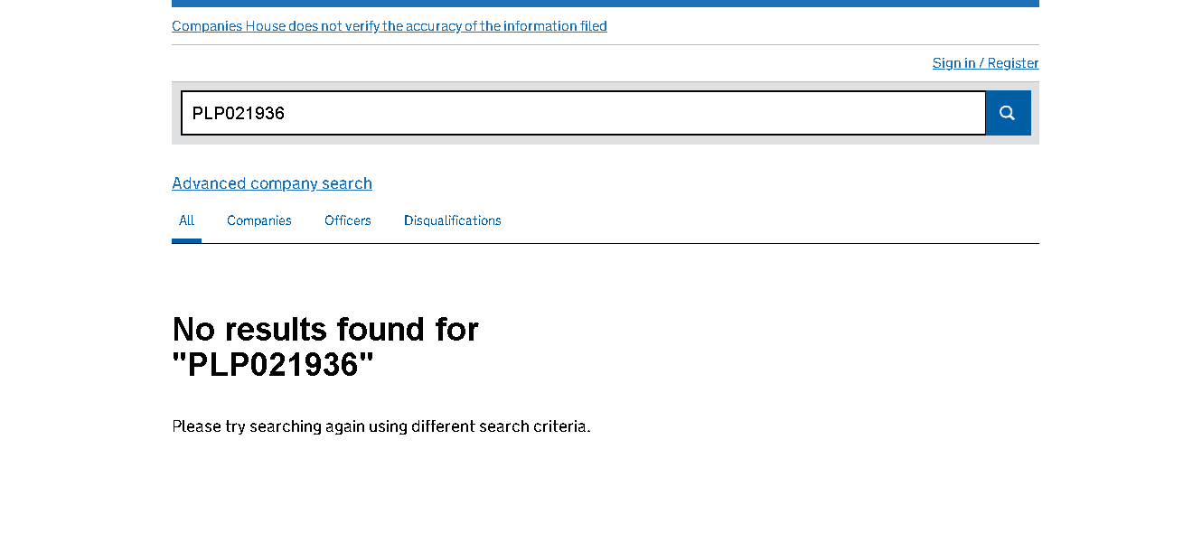 фальшивые данные о компании