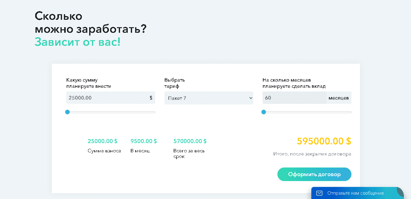 Обещание высокого дохода от мошенников