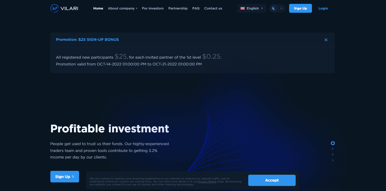 Vilari - криптовалютный хайп от мошенников