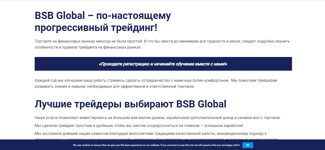 Предложение проекта BSB Global